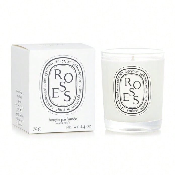 Home Fragrance Vanilla Scented Candle - Lilin Aroma Vanilla, Lavender, Mawar dalam