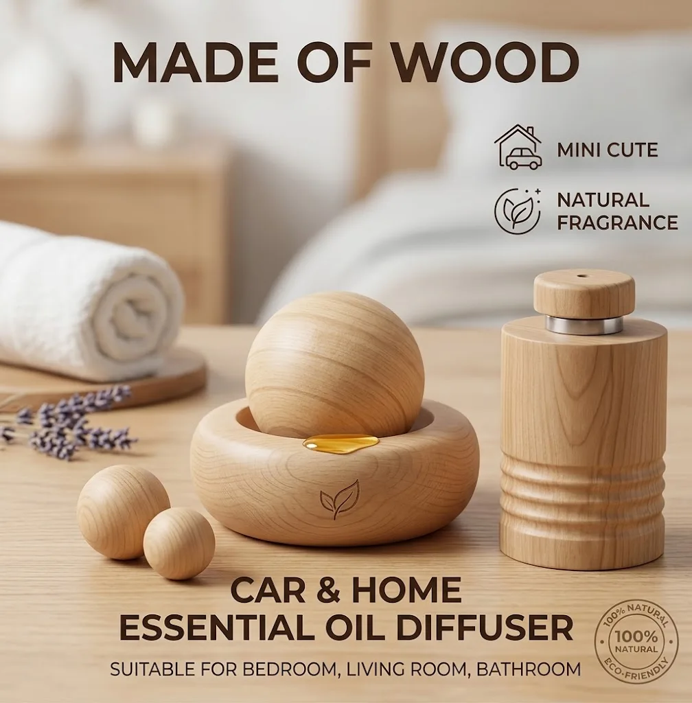 Home Fragrance Homemade - Diffuser Minyak Esensial Mobil & Rumah