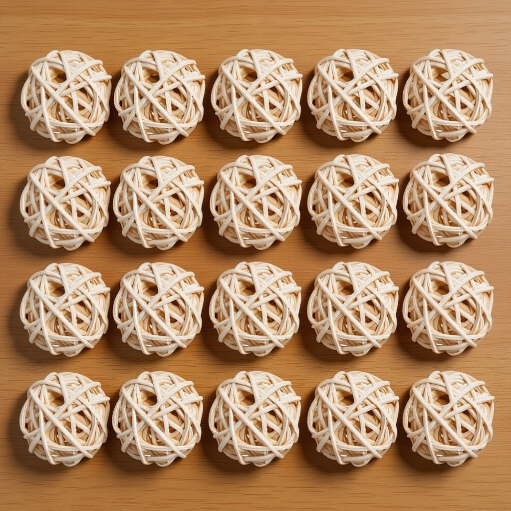 Home Fragrance Diffuser - 20 Buah Bola Rotan Aromaterapi, Isi