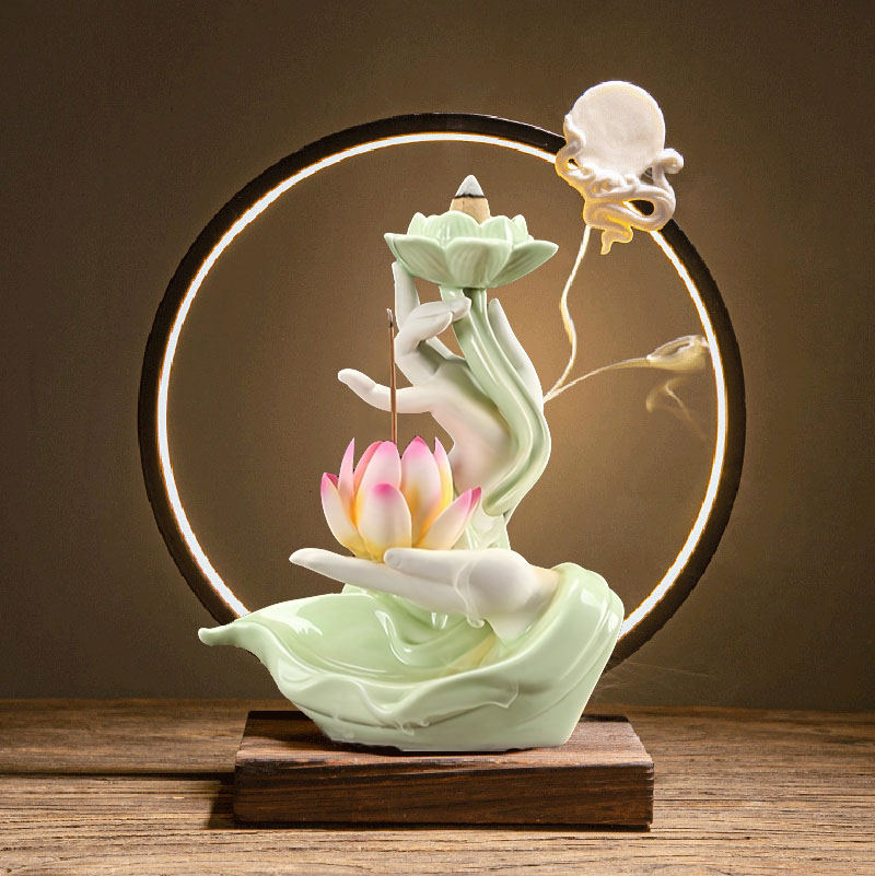 Home Fragrance Zen - Kompor Dupa Keramik Pasir Ungu Model