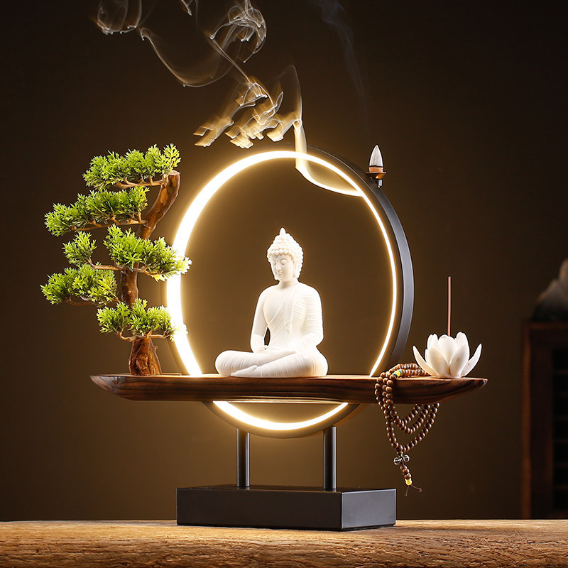 Home Fragrance Zen - Tempat Pembakar Dupa Bakhoor, Parfum Buddha,
