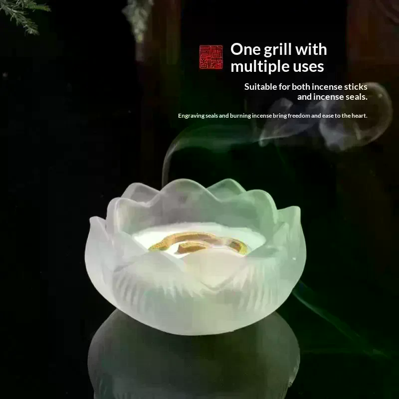 Home Fragrance Zen - Tempat Dupa Kristal Kaca Kreatif Bentuk
