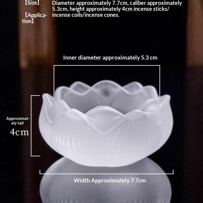 Home Fragrance Zen - Tempat Dupa Kristal Kaca Kreatif Bentuk