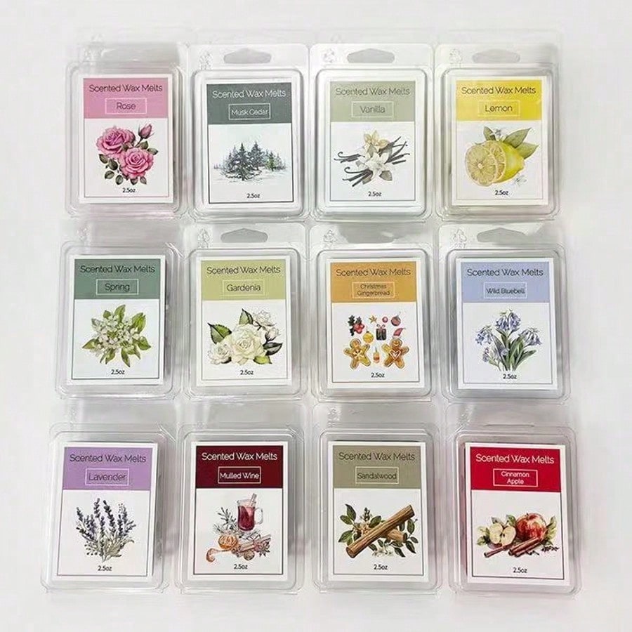 Set Lilin Aromaterapi, 8 Aroma - Home Fragrance Vanilla Scented Candle ulasan dan harga
