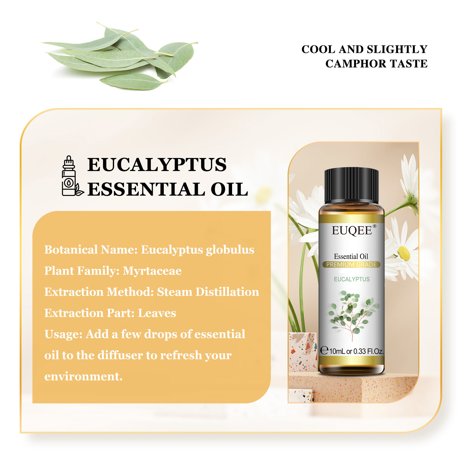 EUQEE minyak esensial alami 10 - Home Fragrance Eucalyptus ulasan dan harga