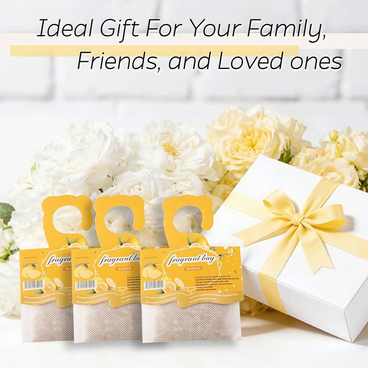 Kantong Pewangi Lemon Gantung, - Home Fragrance Sachet ulasan dan harga
