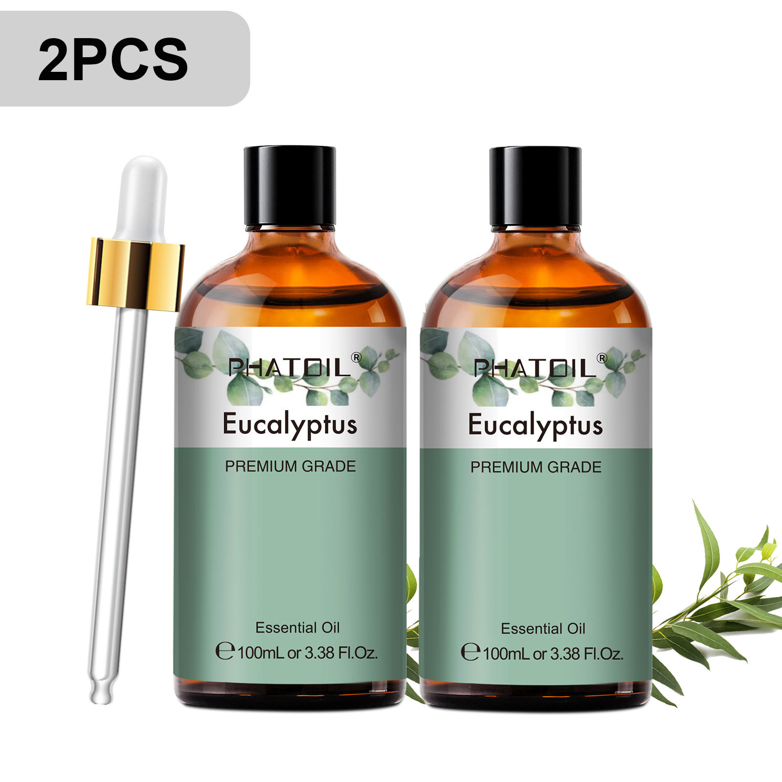 PHATOIL 2 Buah/1 Buah Minyak E - Home Fragrance Eucalyptus ulasan dan harga