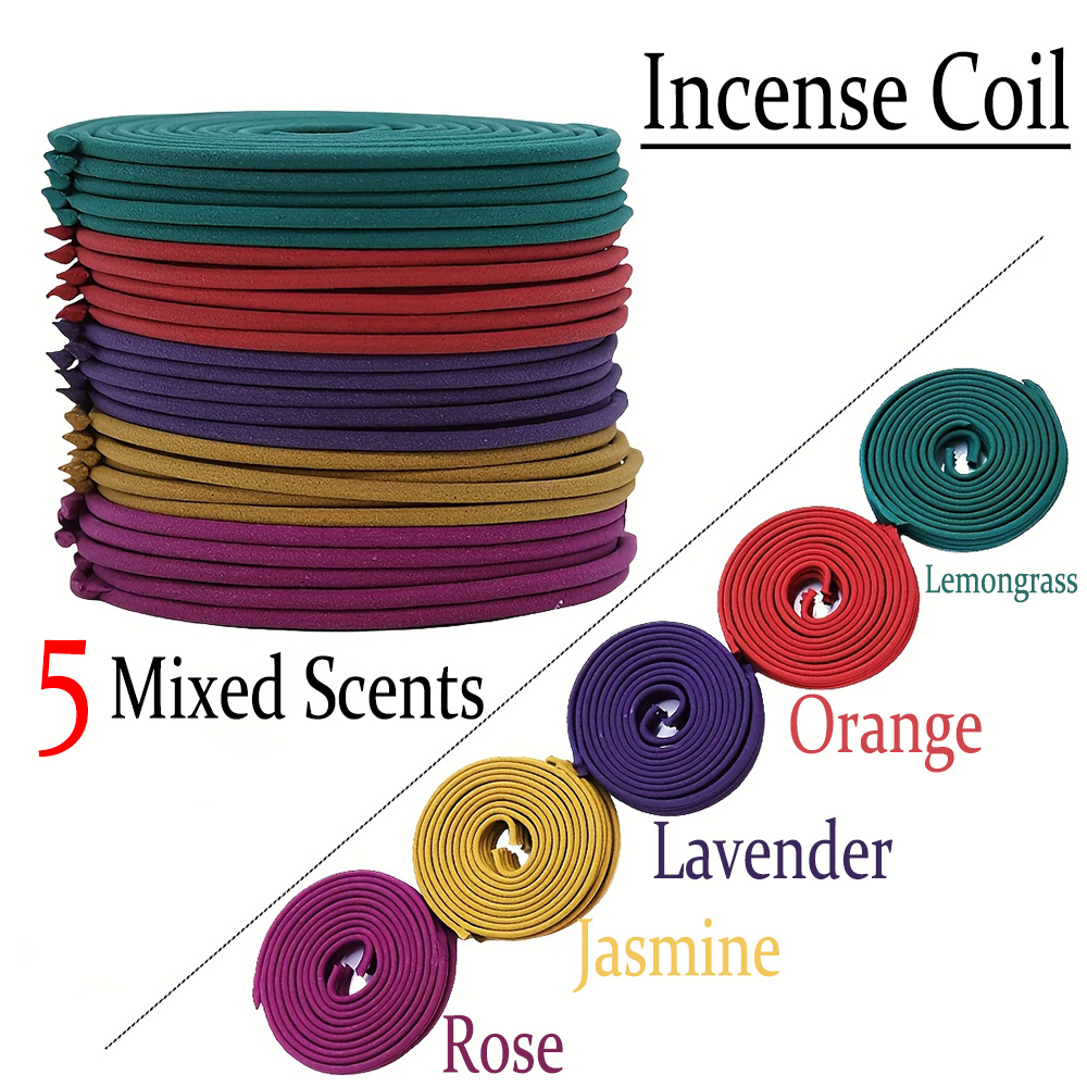 Set Campuran Dupa Spiral Klasi - Home Fragrance Jasmine ulasan dan harga