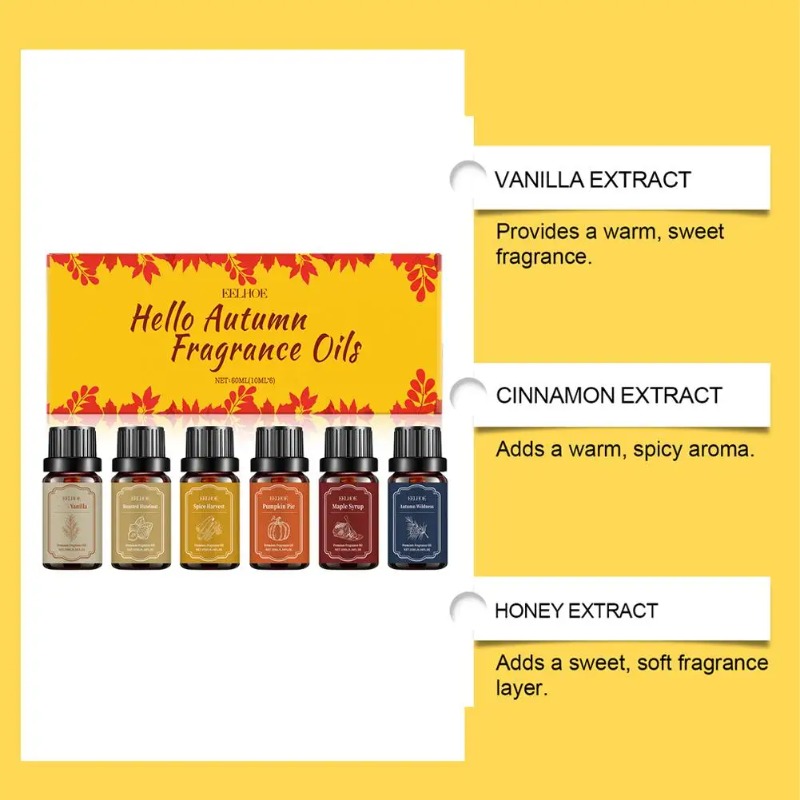 6x10ml Minyak Pewangi Diffuser - Home Fragrance Vanilla Scented Candle ulasan dan harga