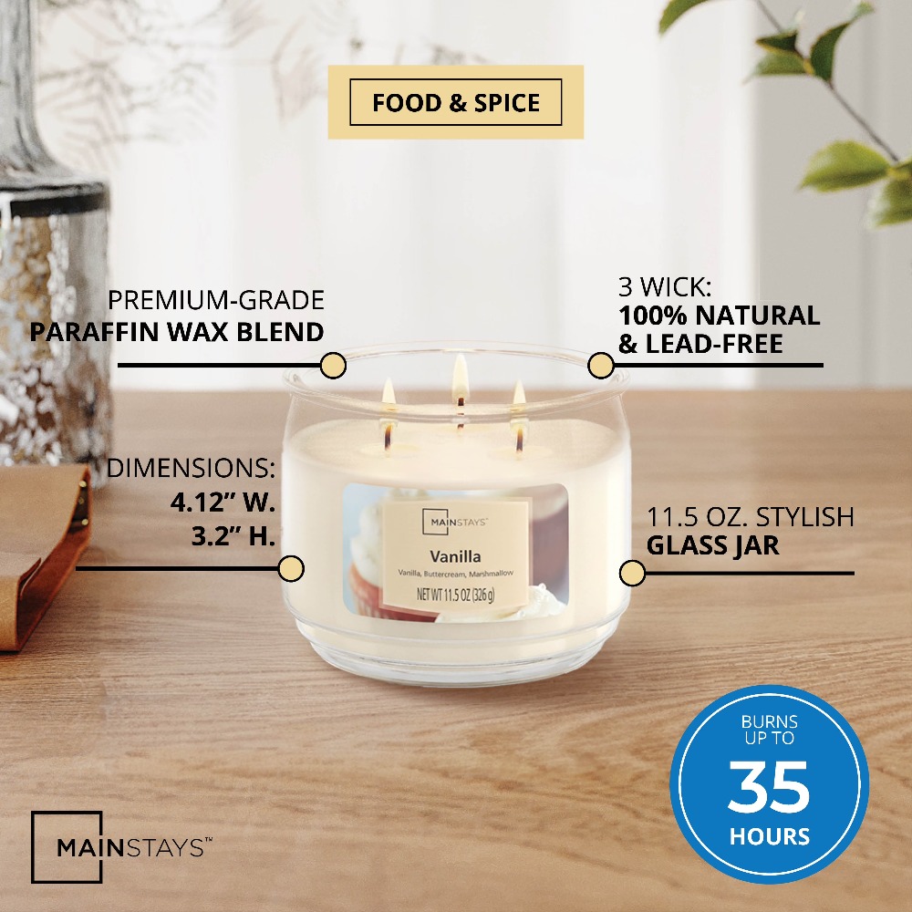 Lilin Aroma Vanilla dalam Stop - Home Fragrance Vanilla Scented Candle ulasan dan harga