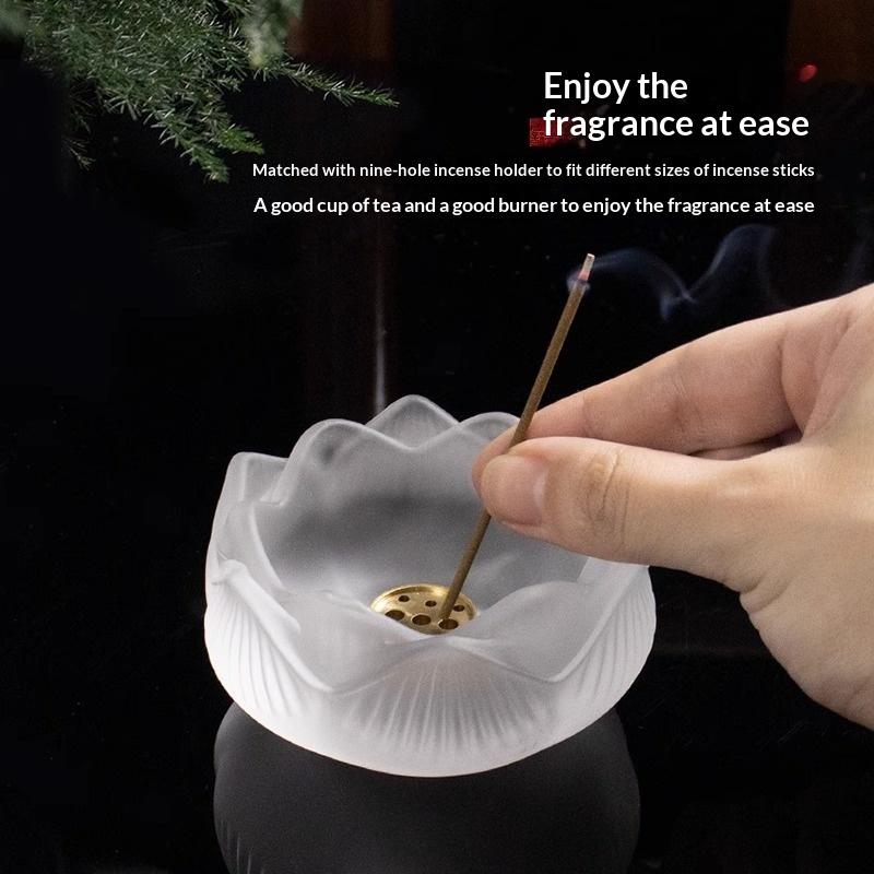 Tempat Dupa Kristal Kaca Kreat - Home Fragrance Zen ulasan dan harga